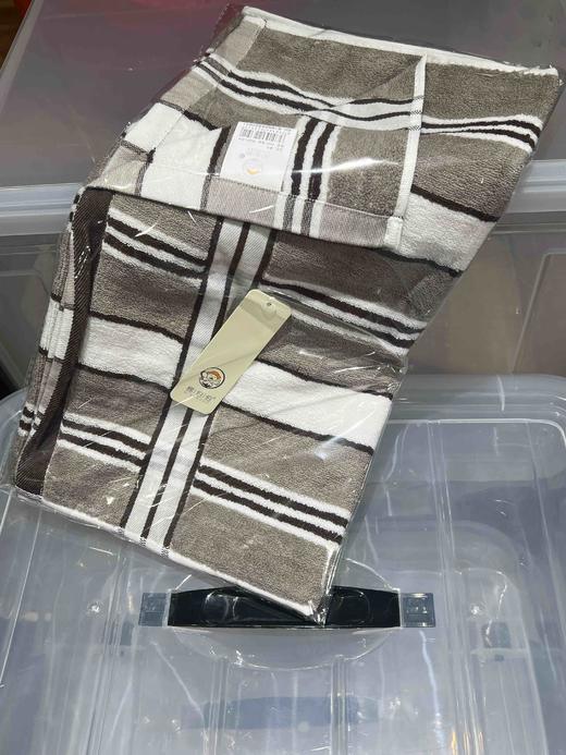 棉伯伯99351条子缎澡巾 商品图0
