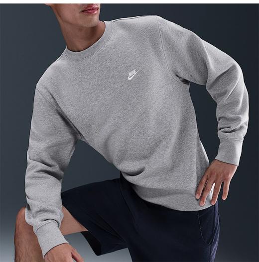Nike耐克2025秋季款男士圆领套头刺绣卫衣IB3304-063 商品图2