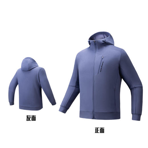 超级安踏外套男秋季新款空气棉连帽上衣健身跑步运动服152537702U 商品图2