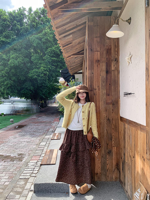 <曾小咸推荐> 现货秒杀！微信超特价！立体花朵针织开衫 日常189.99 立减100 秒杀89.99！！碎花半身裙 秒杀89.99！ 商品图13