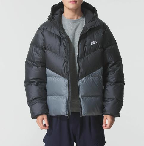 NIKE耐克羽绒服男2025冬新款宽松保暖拒水连帽夹克外套HQ7791-061 商品图0