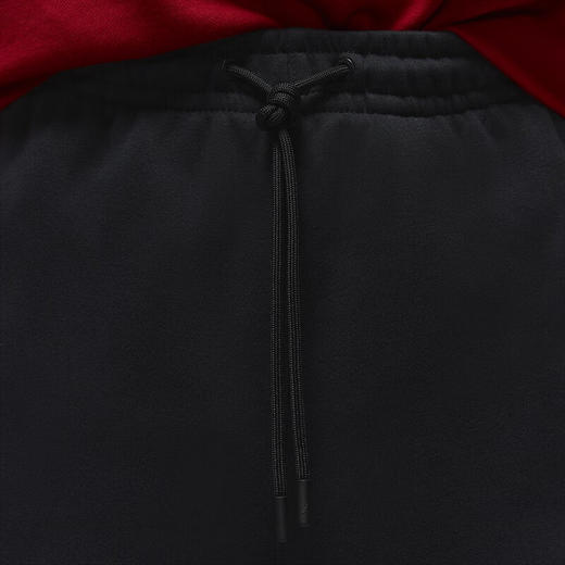 Jordan耐克男裤子冬季刺绣运动裤宽松加绒黑色直筒长裤IB7239-010 商品图2