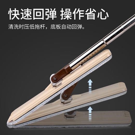 【洗刷刷二代平板拖】美丽雅洗刷刷拖把单支32.5CM 商品图1