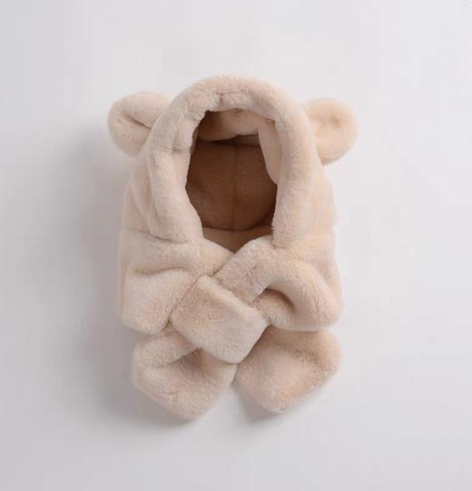 【会员专享】儿童帽子围巾一体帽 商品图0