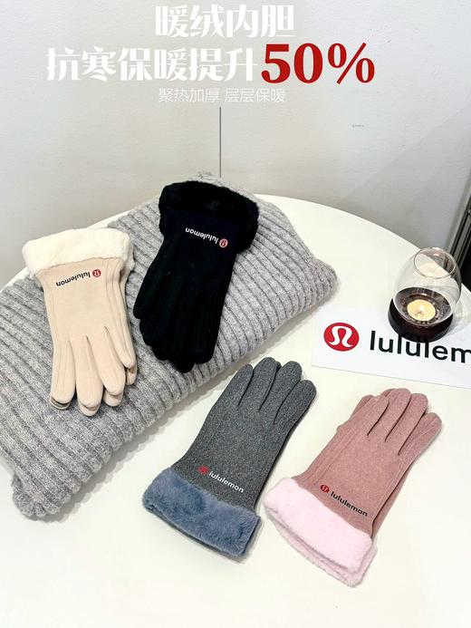 D111355内里加绒防风保暖实用触屏功能手套 商品图1