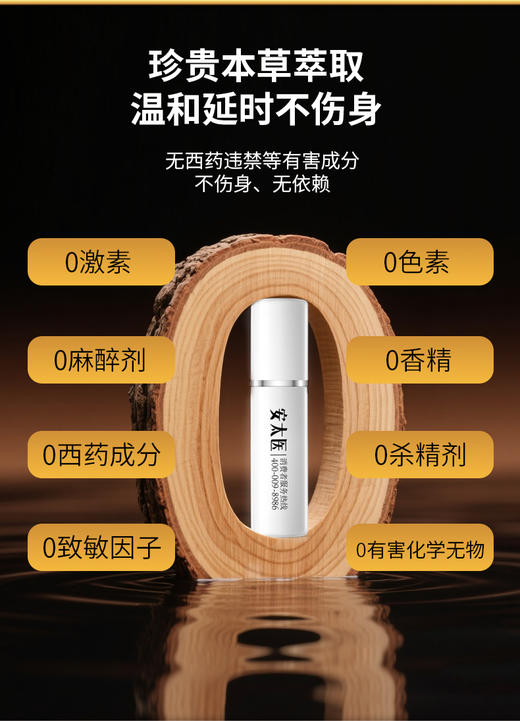 安太医延时喷剂男科专家合作推荐版 商品图8