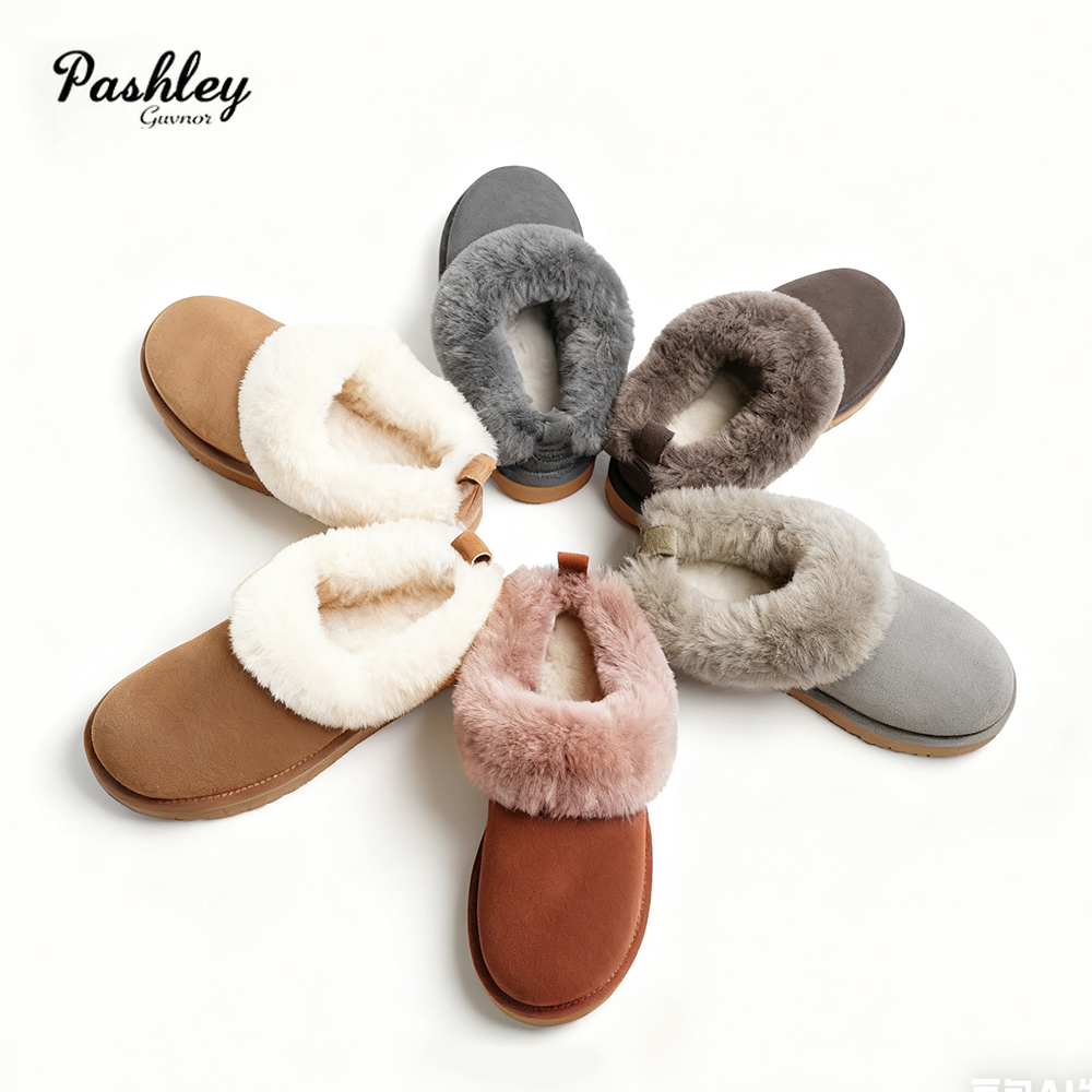 【梅花出品】帕奢利2025毛圈羊皮毛一体雪地靴HZ0057P