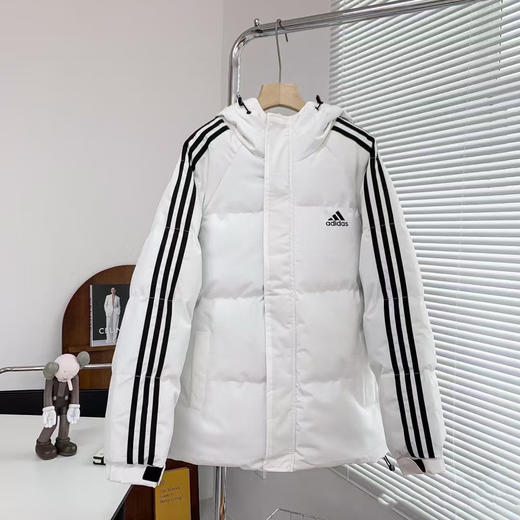 啊迪达斯专柜经典款三条杠棉服2025ss冬季新款 男女同款 商品图3