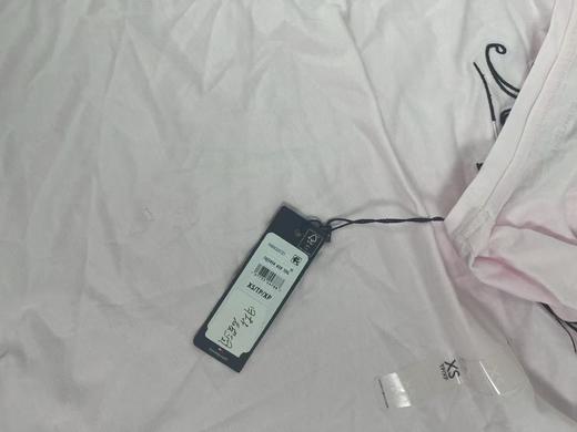 瑕疵TOMMY HILFIGER/汤米 女士夏季纯棉透气刺绣LOGO圆领纯色短袖T恤 商品图2