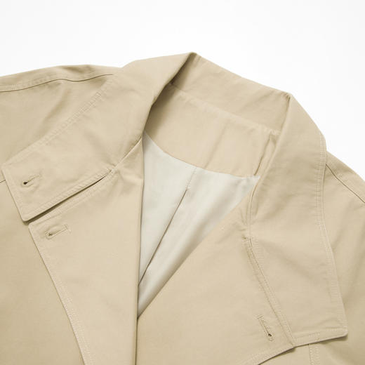 西遇韩系大翻领风衣外套女冬新款高级感系带收腰显瘦长款大衣H0055253 商品图5