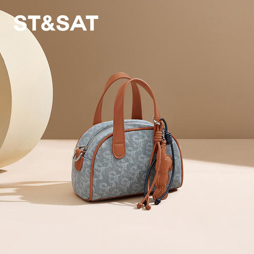 星期六 职场出街吸睛老花手提包SSD521A0D9 商品图1