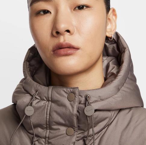 NIKE耐克女子宽松羽绒服连帽夹克冬季防泼水外套面包服IH0728-214 商品图3