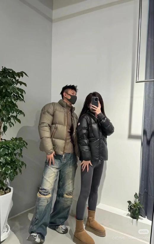 D111368冬季25FW BESBRE 皮拉链短款羽绒服男女同款 商品图8