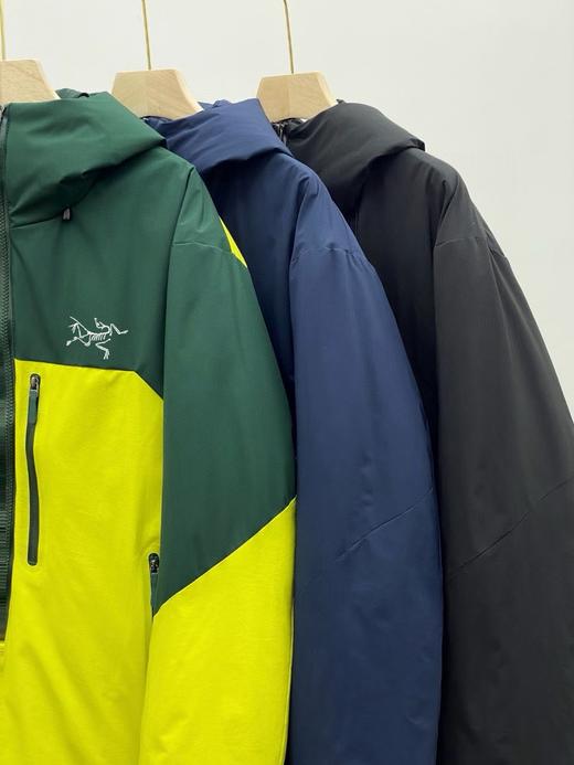 D111320情侣款设计金典印花logo户外运动连帽羽绒服外套 商品图4