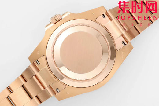 劳力士EWE格林尼治型系列“沙士圈”全玫金格林尼治GMT 3285机 三珠带 板带 男士腕表 商品图8