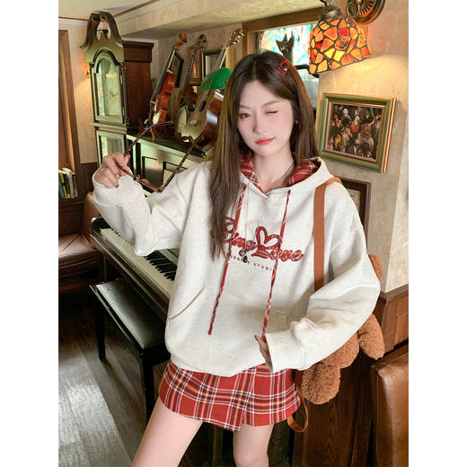 <曾小咸推荐> 韩系拼色卫衣 商品图7