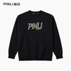 PINLI品立2025秋冬新款潮牌立体字母印花卫衣男宽松套头休闲上衣BG253109013 商品缩略图5