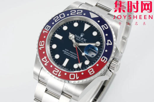 劳力士EWE格林尼治型系列“可乐圈蓝盘”格林尼治GMT 3285机 三珠带 板带 男士腕表 商品图2