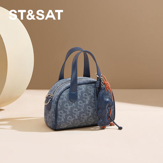 星期六 职场出街吸睛老花手提包SSD521A0D9 商品图3