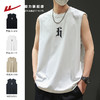 回力背心男款夏季新款美式潮流上衣健身运动坎肩纯棉无袖男士t恤 商品缩略图0