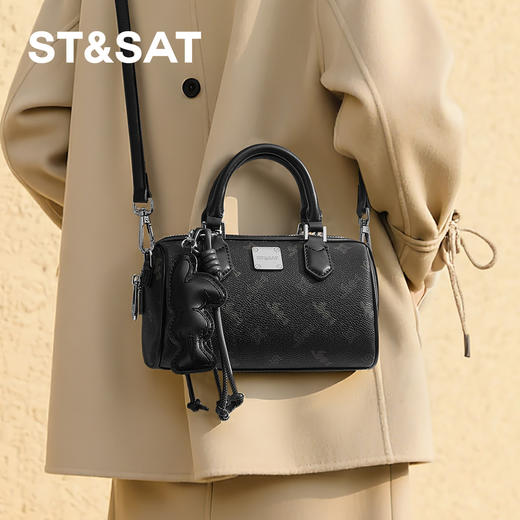 星期六都市复古波士顿手提包SSD521A0G8 商品图3