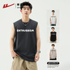 回力背心男款夏季纯棉运动坎肩男士健身外穿宽松大码无袖男t恤潮 商品缩略图3