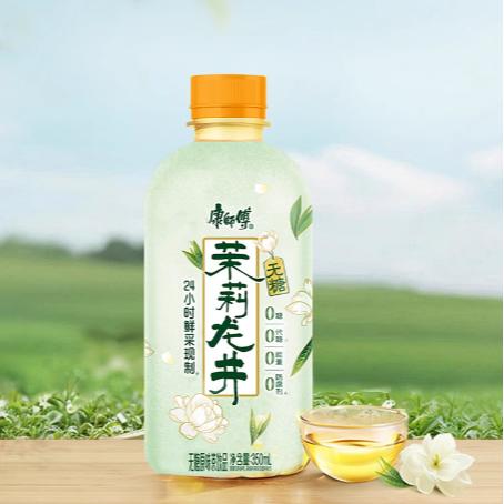 康师傅 茉莉龙井 无糖原味茶350ml（小瓶） 商品图1