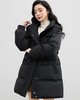 时尚收腰中长款羽绒服女 HY-27 优质90白鸭绒填充，轻微防泼水面料，耐脏好打理，简约的收腰版型，显瘦不臃肿 商品缩略图7