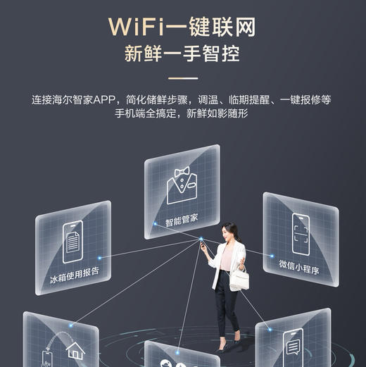 海尔（Haier）冰箱 BCD-503WGHFD14GYU1（灰） 商品图13