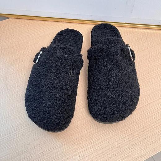 D111339女士冬季包头拖鞋冬季加绒加厚休闲鞋 商品图11