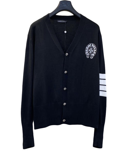 中性款V领针织开衫毛衣he009 商品图0