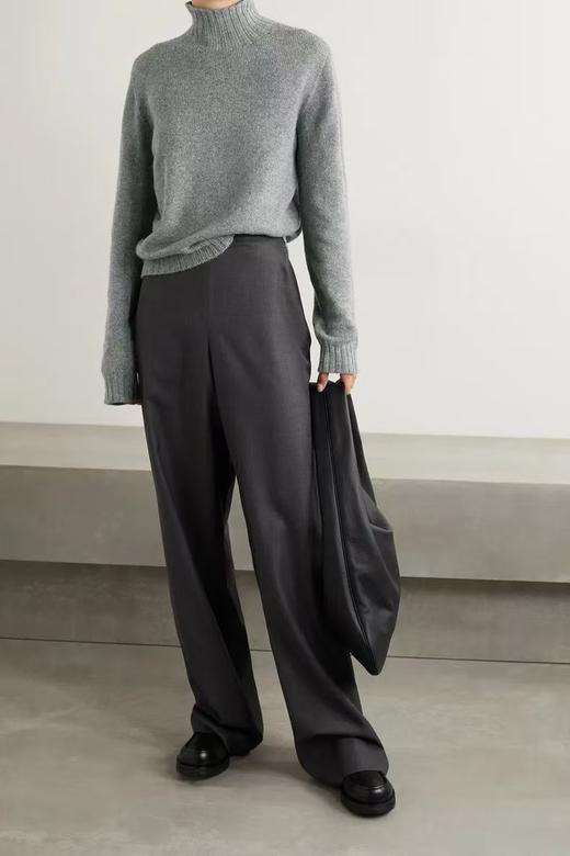 高阶极简The Row100%山羊绒半高领毛衣官价1w左右 商品图6