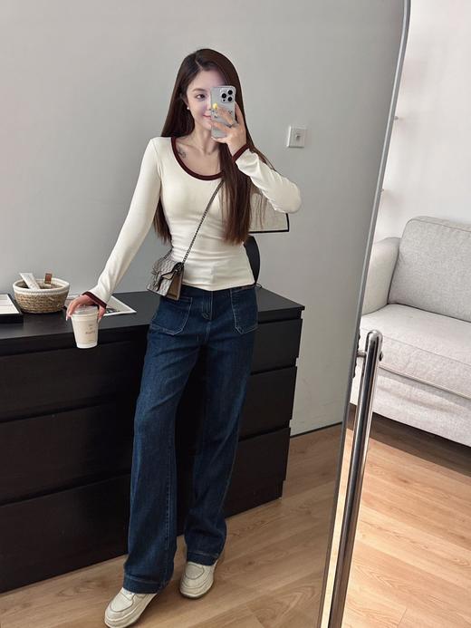 一体式磨毛百搭圆领长袖 商品图8