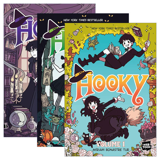 英文原版 Hooky 双胞胎兄妹的奇幻冒险系列1-3册 全彩漫画 英文版 进口英语原版书籍 商品图2