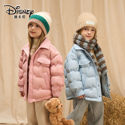 Disney/迪士尼儿童羽绒服内胆男女童加厚保暖校服神器宝妈亲子装 商品图2