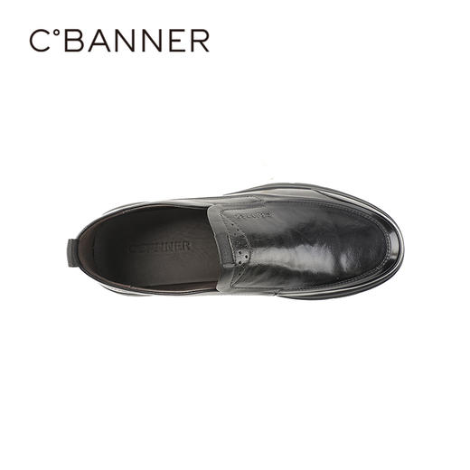 【上新】千百度2026春季优质牛皮革材质 柔韧耐磨商务休闲男鞋A26176621 商品图2