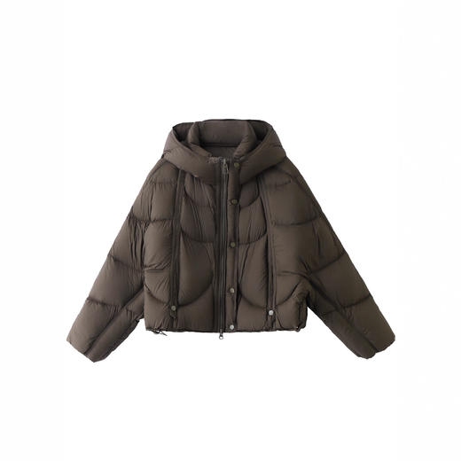 ASE 7768白鸭绒洋气羽绒服加厚面包服外套 商品图4