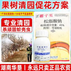 清园促花套餐大鹏松脂酸钠苄氨基嘌呤果园促花清园宝介壳虫专用