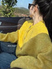 柠檬黄毛衣开衫 商品缩略图1