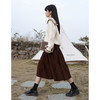 鹿向南《镜花月梦》 法式蛋糕裙a字半身裙女2025秋冬新款中长裙子 商品缩略图2