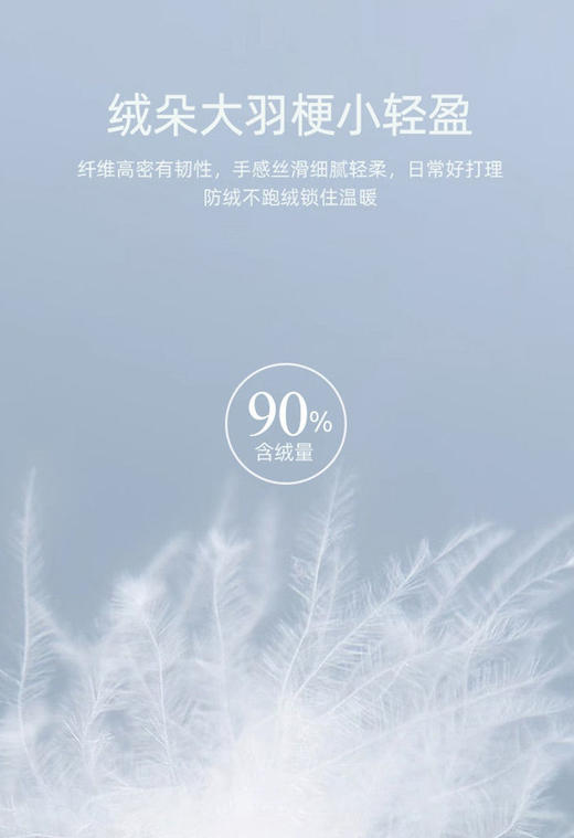 【多妈团购 国标90白鸭绒立领摇粒绒羽绒服9733】随身小暖炉，90白鸭绒含绒量，上身轻盈不臃肿，摇粒绒+云梯布包格拼接设计-连横 商品图12