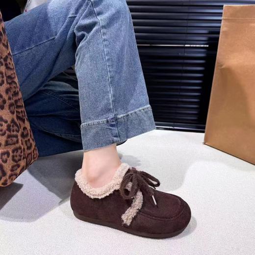 D111307女士轻便百搭舒适秋冬吉荣保暖勃肯鞋豆豆鞋 商品图8