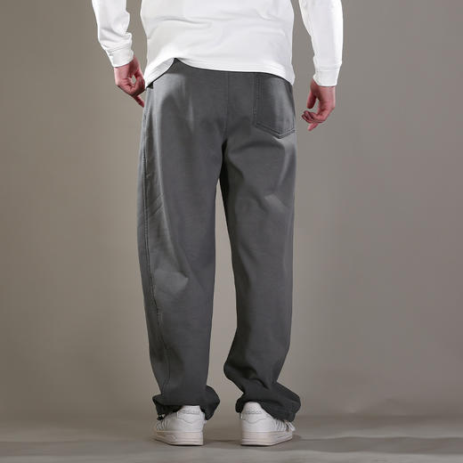 DRONKOO 2025 抽绳右侧金属标两侧破骨复合厚绒厚长卫裤 商品图2