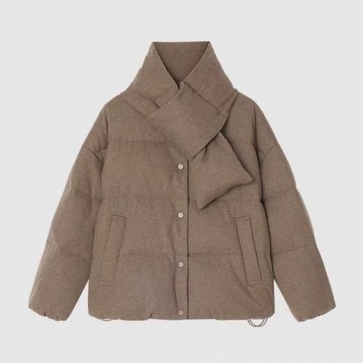 【高品质私服】【IC箱型可脱卸围巾羽绒服】自然弹力，手感细腻，温暖舒适G1582-CC【无标出货 介意慎拍】 商品图10