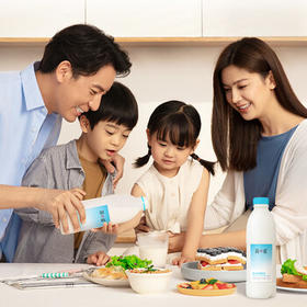 简爱 原味裸酸奶1.08kg*2瓶 家庭装组合 大容量低温酸奶 源头直发