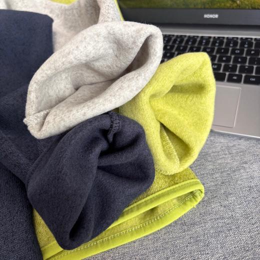 D111324男款亲肤舒适抓绒连帽半拉链卫衣外套 商品图9