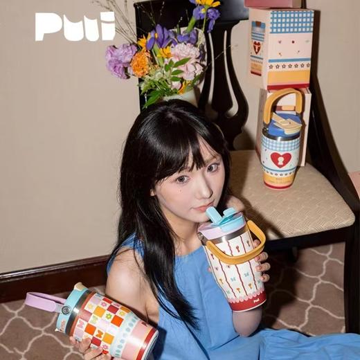 4楼Eubelle欧蓓 puui原创生活手提保温杯532ml 高颜值吸管杯冰霸杯 活动价：179元 商品图0