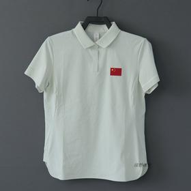 【M/XL断码】安踏女短袖POLO衫T恤吸湿速干透气翻领短袖运动上衣162420104【库存有限，如无货将做退款，介意慎拍!】