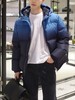 男款渐变印花羽绒棉服la012 商品缩略图3