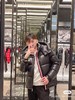 D111365冬季简约大气防风保暖防水可拆卸连帽羽绒服 商品缩略图6